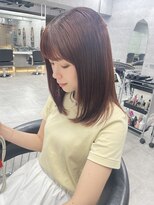ノス 表参道(NOOS) 髪質改善/ミネコラトリートメント/オレンジブラウン/艶カラー