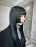 【髪質改善】酸熱Inカラー＋COTA生トリートメント　￥9900