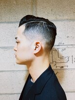 フランクスバーバーザスタンド(Frank’s barber the stand)&nbsp;ナチュラルフェードサイドパートラインE