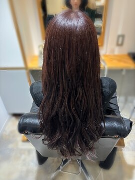 エニィ 池袋西口(Any) 黒髪/グレーベージュ/レイヤーロング/前髪パーマ/池袋