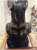 【ハーフツイン】天神/天神駅/ヘアセット/早朝