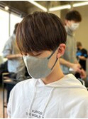 マッシュカラーブリーチメンズメンズカラーツーブロック
