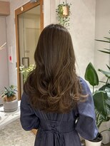 ユッカ 梅田(YUCCA) 【 YUCCA 】大人可愛い20代30代レイヤーカット/オリーブブラウン