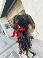 パレット ピエリ守山店(Palette)&nbsp;ハーフアップ　リボンアレンジ