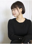 天神【BIRTH】暗髪ワンカールミニボブ似合わせカット　6