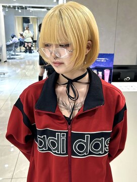 ソル ジングウマエ(SOL JINGUMAE) mayu指名//フェイスレイヤー顔周りウルフミニボブ