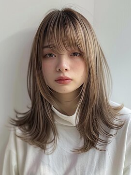 レヴ 草加店(LEV.) イメチェン　外ハネ　ボブ　美髪　ワイドバング　ブルーブラック