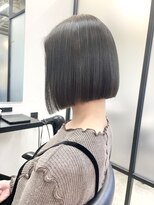 サロウィン 池袋(SALOWIN)&nbsp;透明感オリーブグレージュ × ボブ × 美髪ストレート #313