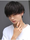束感マッシュショート刈り上げツーブロックラウンドマッシュ