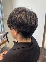 ニュアンスパーマ / メンズカット / 刈り上げなし