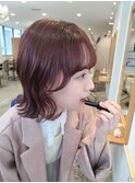 ブリーチなしオレンジブラウン