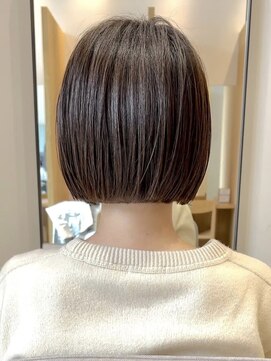 ラフ 立川(Laff) ショートボブ×ショコラアッシュ【束感/ヘルシースタイル/立川】