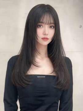 コア 梅田茶屋町店(Core) 髪質改善艶髪愛され韓国風前髪カット 小顔梅田