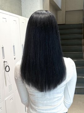 ヒカリス ヘアー 相川店(HIKARIS hair) ほんのりブルーブラック