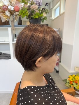 アムレヘアーエタ(amule hair eta) 【amule hair eta】扱い楽々◎丸みショート/30代 40代 50代