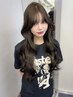 【学割Ｕ24クーポン】カット+透明感カラー【名駅/名古屋/ブリーチ/髪質改善】