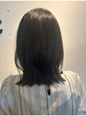 レイヤー長めボブ