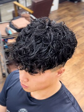 メルシー トータル ブランディング サロン(merci TOTAL BRANDING SALON) メンズスペインカール　刈り上げツーブロックスパイラルパーマ
