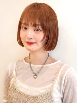 セイドット リー(Say. Ree) say.ボブくびれレイヤーボブオリーブグレーダークレッドベージュ