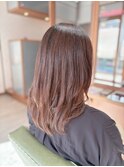 大人女性×ロングレイヤー