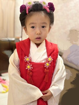 ビューティーサロンじゅん 七五三セットアップ