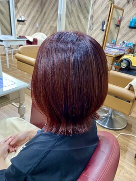 ルネッサンスヘアー ラファエロ(RAFFAELLO) ボブスタイル　くびれボブ　インナーカラー　秋 color