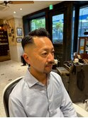 【LUDLOW　BLUNT】フェードカット　バーバーヘア　サイドパート