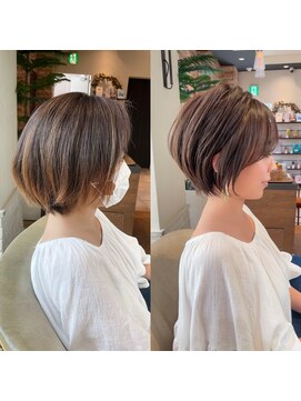 バンプ ギンザ(BUMP GINZA) 30代40代50代前髪あり銀座小顔大人かわいいくびれショートヘア伊