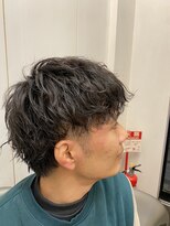 ヘアーアンドグルーミング ヨシザワインク(HAIR&GROOMING YOSHIZAWA Inc.) スパイラルパーマツーブロック刈り上げショートウェーブバーバー