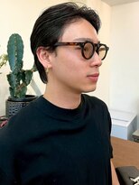 パークレーン アイス イヴェン(park lane ICI yeven)&nbsp;爽やか毛流れハンサムショートセンターパートメンズ黒髪