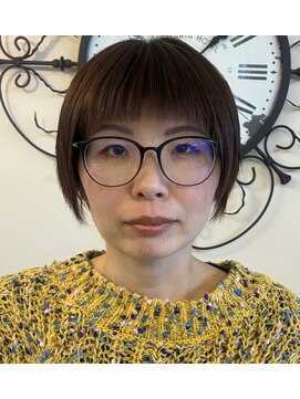 ヘアージン 野々市(hair Jin) コーラル＋ベリーショート
