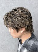 シースルーフェザーショート