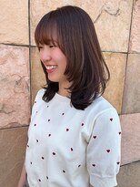 イーストハムヘッドショップ(EAST HAM head shop)&nbsp;透明感ブラウン/顔まわりカット/ミディアム/レイヤーカット