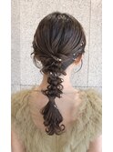 パーティーヘアセット39/ヘアアレンジ/ボブ/レイヤー/ブリーチ