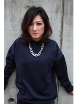 オーバーキャプテンネイキッド(OVER CAPTAIN NAKED)&nbsp;外国人風モードボブ×モードメイク