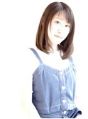 【L by first】ミディアム内巻きパーマ◎20代30代40代50代