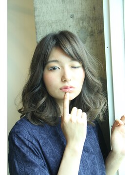 ノックス NOCKS(南流山駅前店) 大きめカールのミディアムスタイル