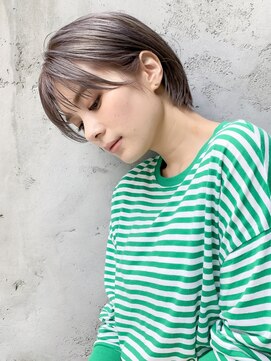 ミィ 表参道(mee.) 【mee.】ハセガワヒトシ　秋のパールベージュ大人ショート☆青山