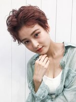 アイティー バイ アルバム 浦和店(IT by ALBUM) アップバング_クールショートピンクベージュボブルフ_48022