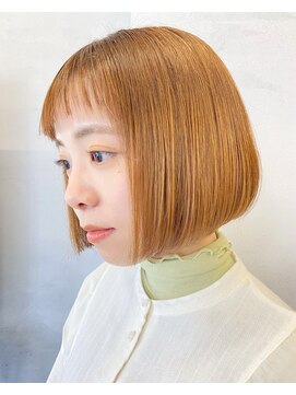 アンジェリカ 名古屋店(ANGELICA) ANGELICA 【岸本有香】春先取り間違いなし！オレンジ + ミニボブ