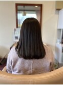 朝ラク♪大人ミディアムストレート☆大人可愛い