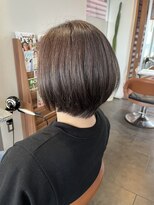 ヘアサロン フラット(Hair salon flat) 前下がりボブ☆グレージュカラー