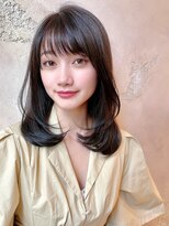 ロンドローズ 名古屋(Lond damaskRose)&nbsp;髪質改善 ショートボブ インナーカラー 韓国風 前髪カット 小顔