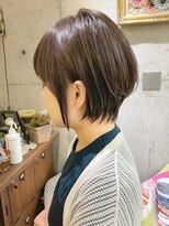 トト 船橋店(toto.)&nbsp;黒髪/グレーベージュ/レイヤーロング/前髪パーマ[西船橋/津田沼]