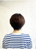 ふんわりニュアンス前下がりボブ