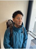 【庄内/メンズパーマ】ベリーショート・ツイストスパイラル