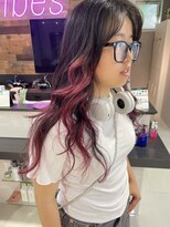 バイブス バイ ケンジ(vibes by KENJE)&nbsp;グラデーションカラー　レイヤーカット