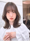 レイヤーカット/前髪カット/くびれヘア/ウエットヘア/髪質改善