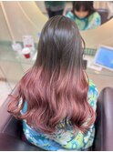 土浦×裾カラーピンク×10代20代30代40代50代60代