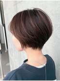 ●杉浦イメチェン外ハネボブ美髪ワイドバングレイヤーショート11